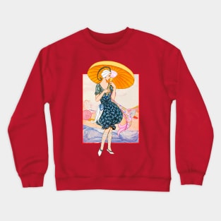 Beach Umbrella Crewneck Sweatshirt